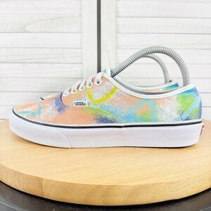 Vans Authentic Retro Mart Pastel Spray Paint Lace Up Sneakers 7.5 Men 9 Women